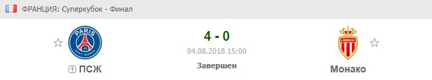ПСЖ - Монако