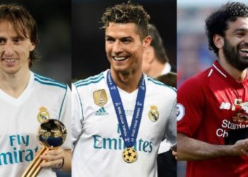 Роналду, Салах и Модрич — претенденты на звание «Игрок года» по версии ФИФА