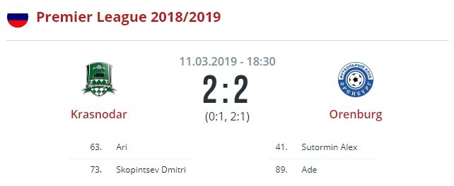 Краснодар - Оренбург