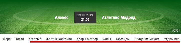 статистика в футболе