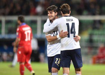 Сборная Италии отправила девять мячей в ворота Армении