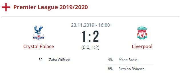 Кристал Пэлас - Ливерпуль