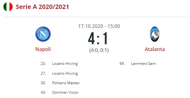 napoli atalanta
